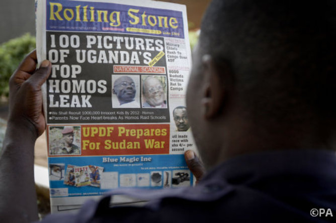 Homos in Uganda might be male lesbians in Nigeria  or not. AP
